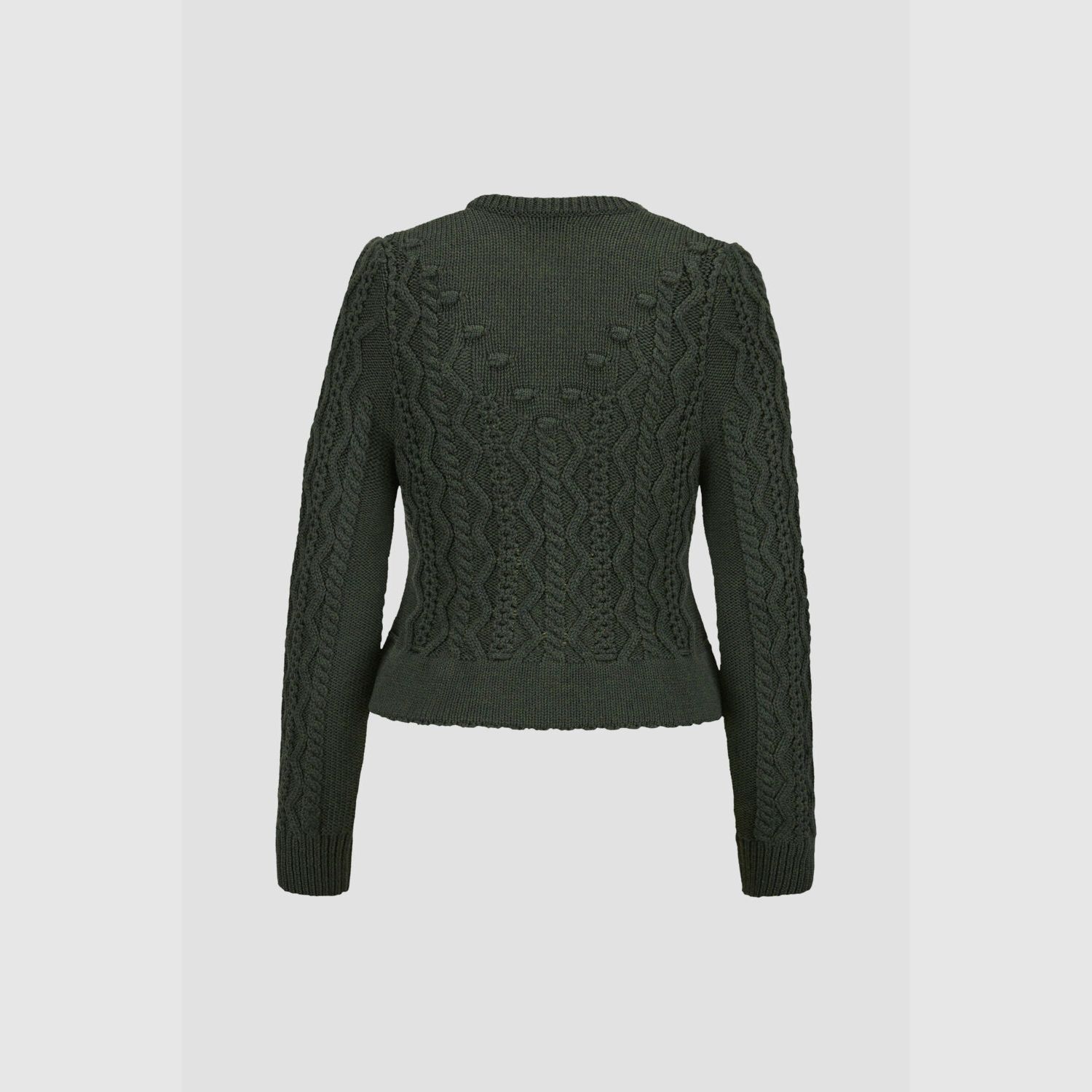 Grazie a Dio Cardigan Trachten in Verde, immagine 2 di 2
