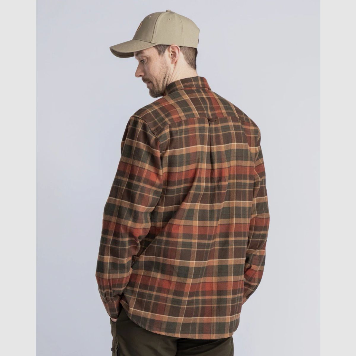 PINEWOOD Prestwick Exclusiv Hemd D.Green/Terracotta