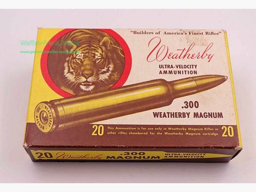 Weatherby - USA Büchsenpatronen .300WBY.Mag