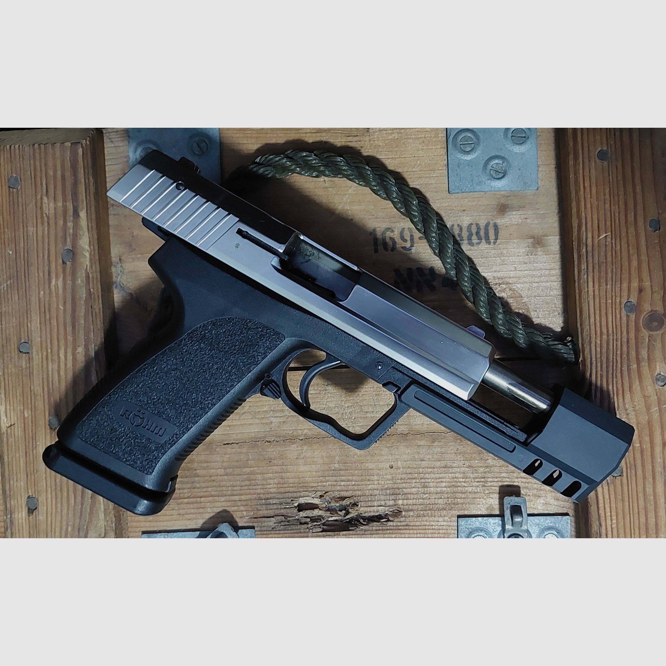 RÖHM - RG96 - Match - matt chrom (PTB 699) Glock RG 96 Walther