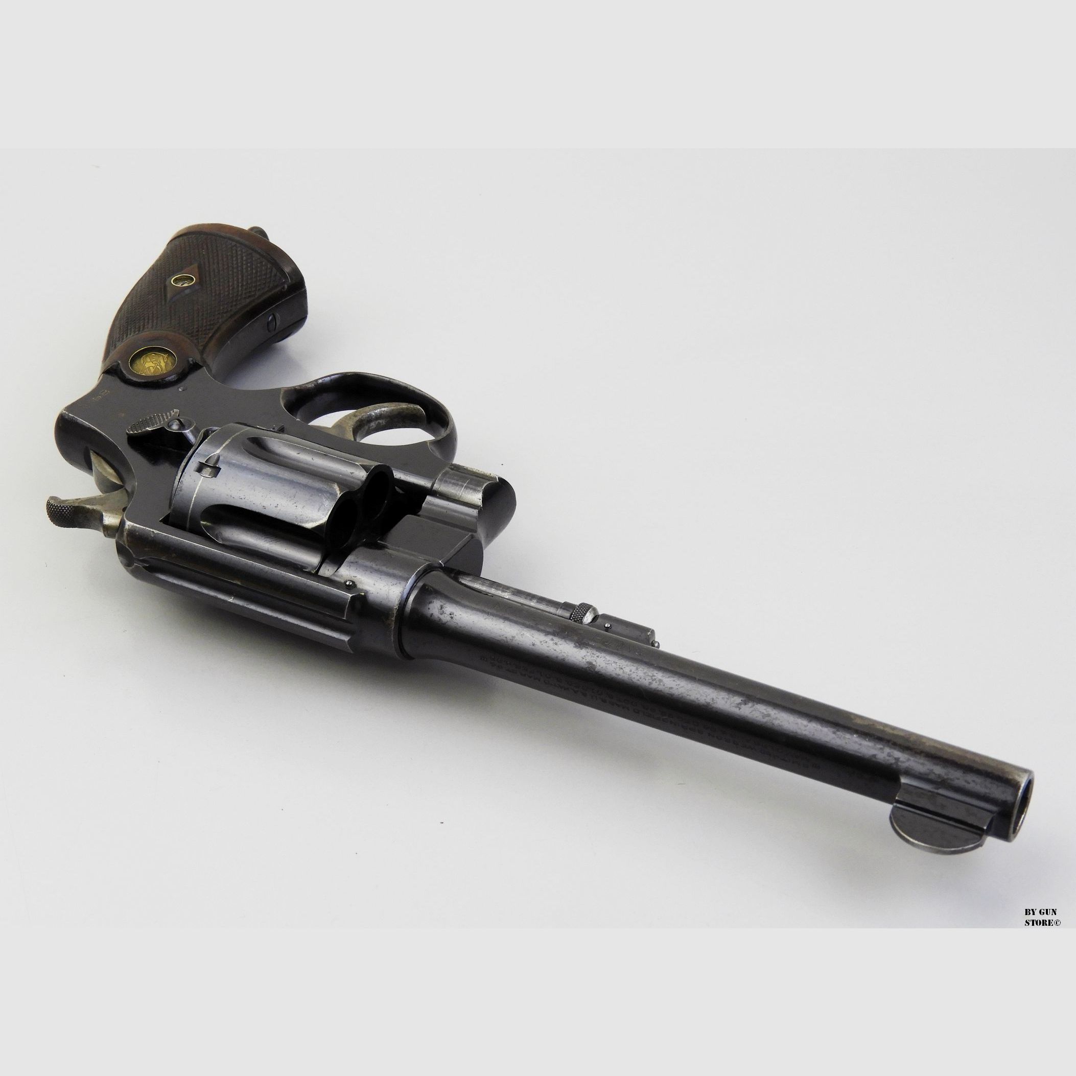 Revolver Smith & Wesson mod. Mark I Hand Ejector 1nd Model TRIPLE LOCK cal. 455 n° de série 12687, image 5 sur 11