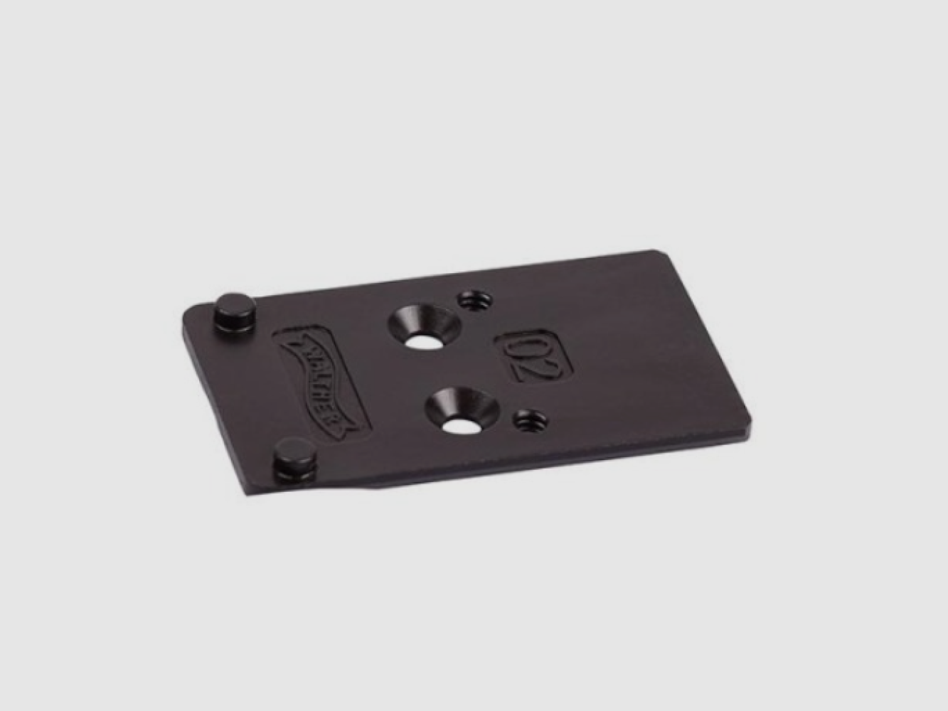 Walther PDP Gen1 (-2021) plaque de montage n° 2 pour Trijicon RMR et SRO, Holosun 507C/407C/508T, Riton, Axion (ancien découpage)