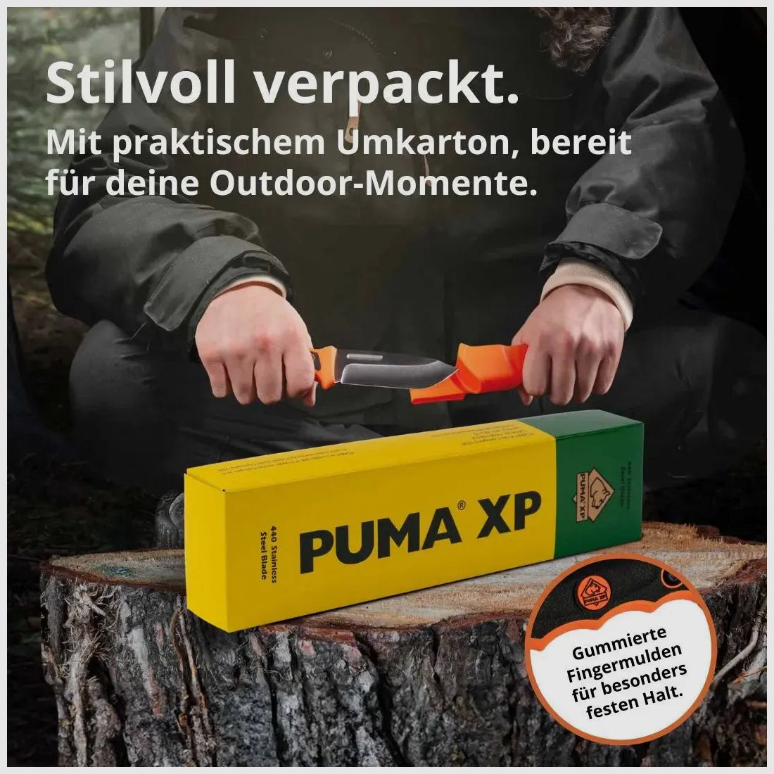 PUMA XP forever knife, orange