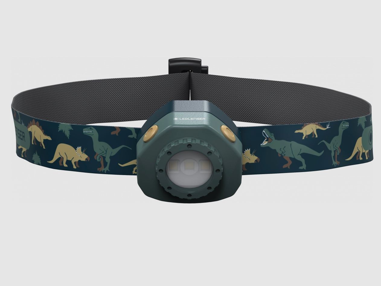 Ledlenser 502535 Lampada frontale per bambini KIDLED4R verde 40 Lumen