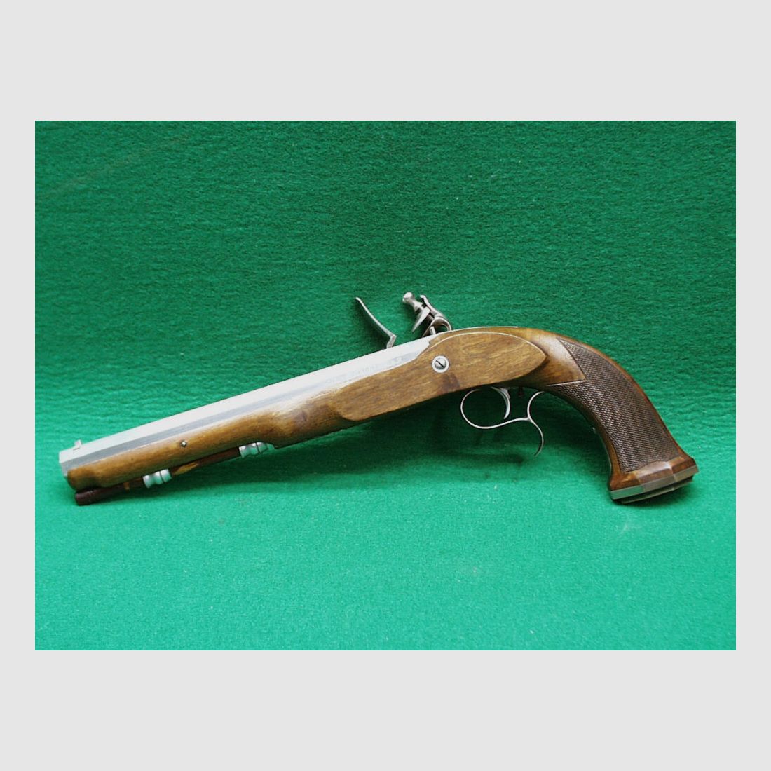 Artax Boutet percussion pistol, caliber .45 smooth, steel finish