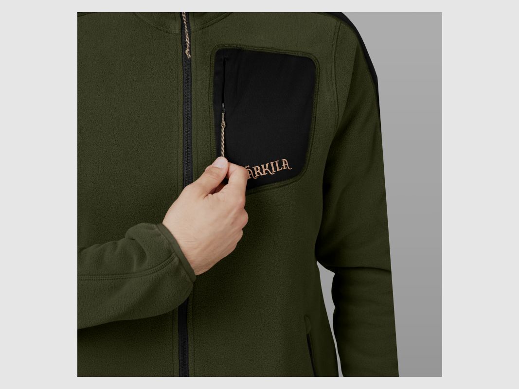 Härkila Herren Fleecejacke Venjan Duffel green/black