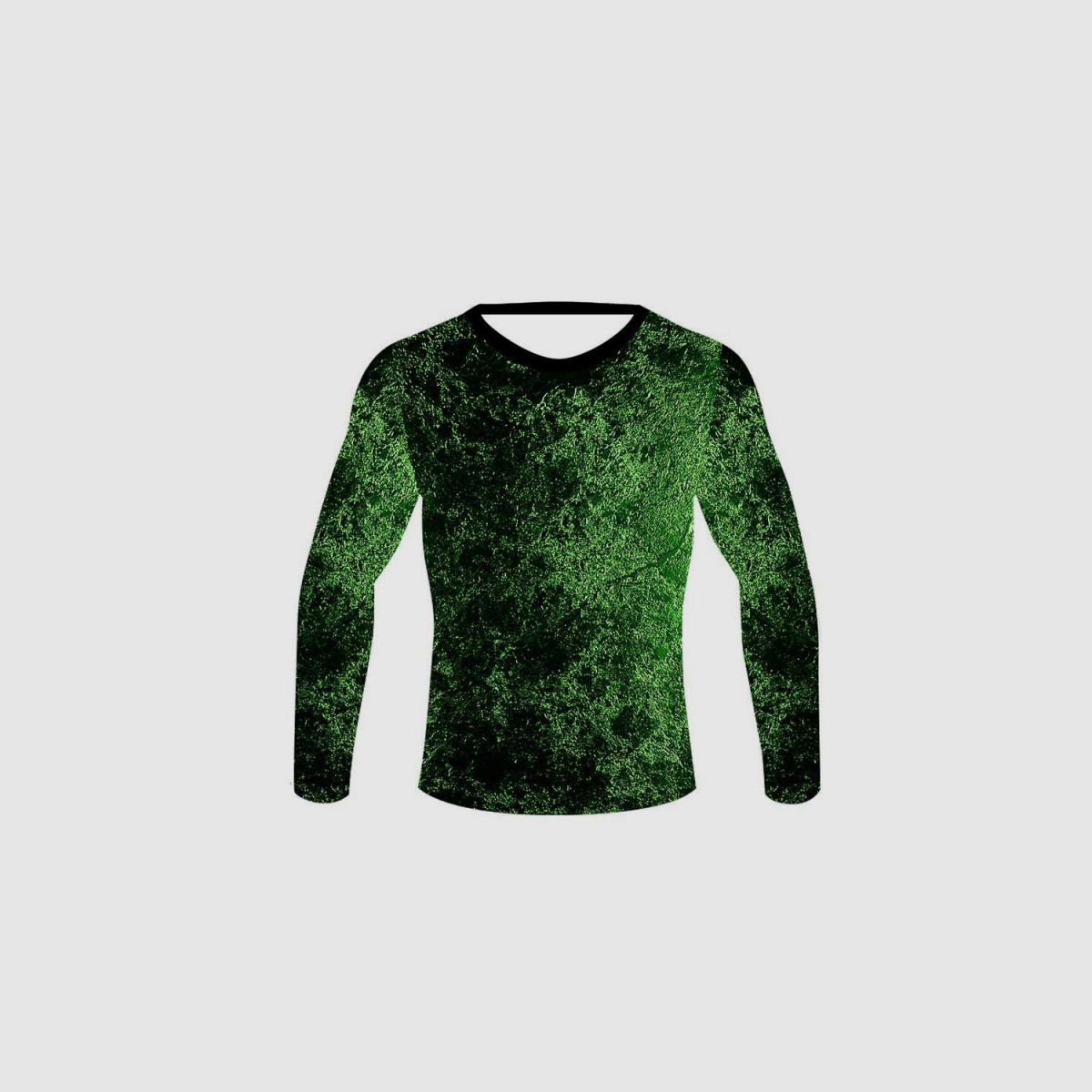 DED Competition Long Sleeve Compression T-Shirt - Green, Color: Green, size: 8XL, Clothes type: Regular (Men), image 3 of 3