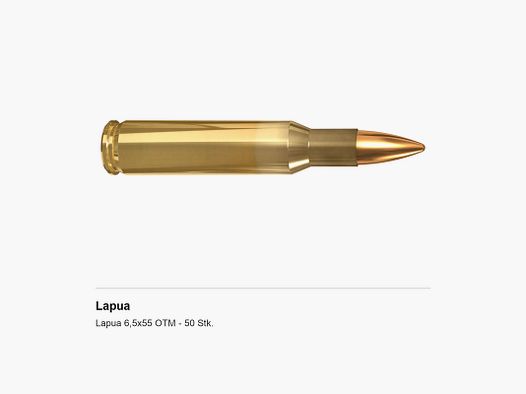 Lapua 6,5×55 Swedish 108 gr Scenar – 50 Stk.