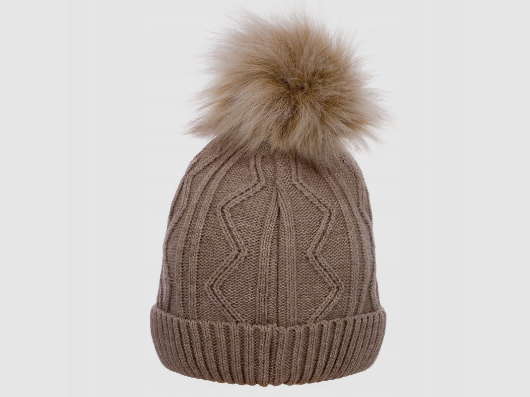 Cappello da donna EQUESTRIAN QUEEN Eden 24AW beige scuro, immagine 2 di 3
