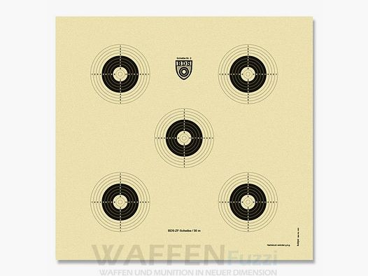 BDS Scheibe Z2 für 50/100 Meter 5 Motive 50 St. 55x52 cm