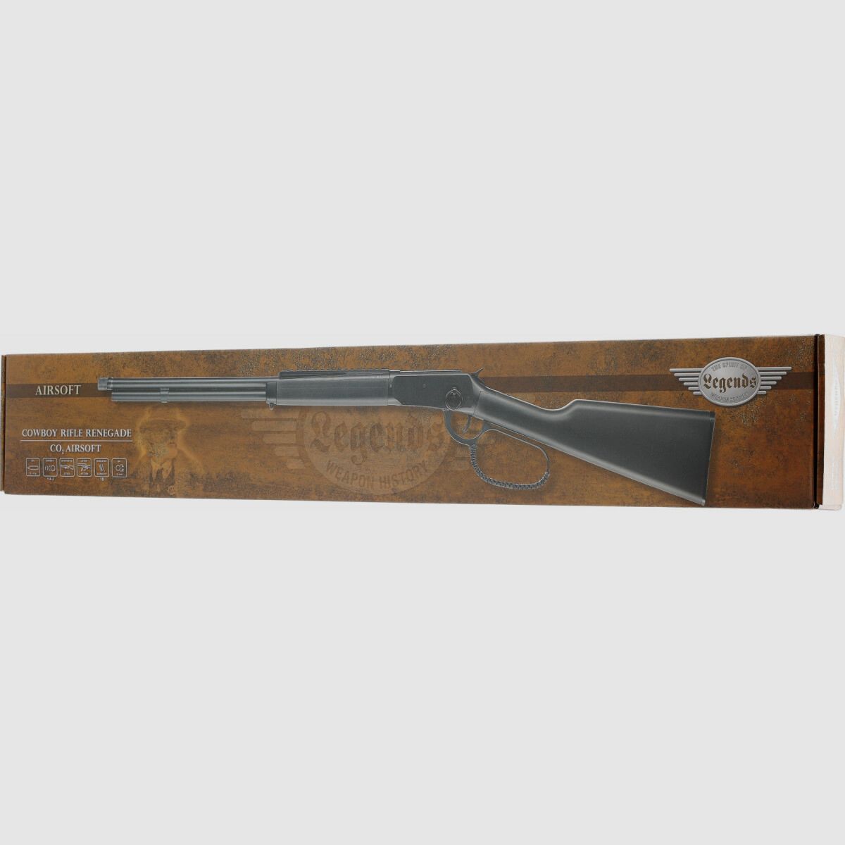 Unterhebelrepetierer Cowboy Rifle Renegade CO2-Airsoftgewehr Kal. 6 mm BB | Legends