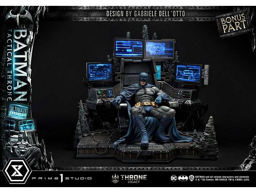DC Comics Throne Legacy Collection Statue 1/3 Batman Tactical Throne Ultimate Bonus Version 57 cm | 42943