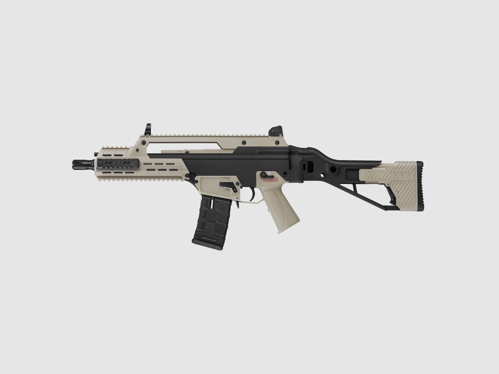 ICS G33 Compact Assault Rifle [ICS-235] SFS Stock Two Tone Wolno od 18 – S-AEG – F
