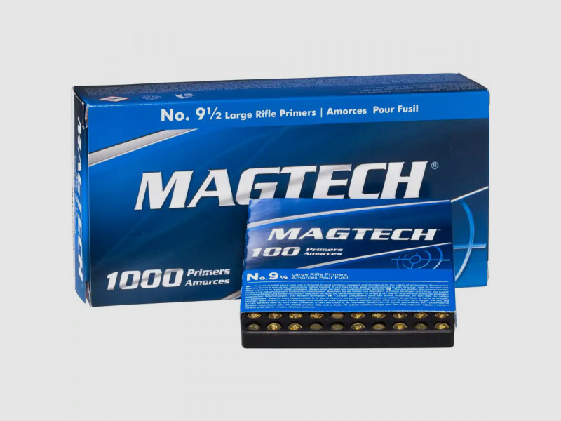MAGTECH ZÜNDHÜTCHEN - LARGE RIFLE - BOXER - 1000 STÜCK