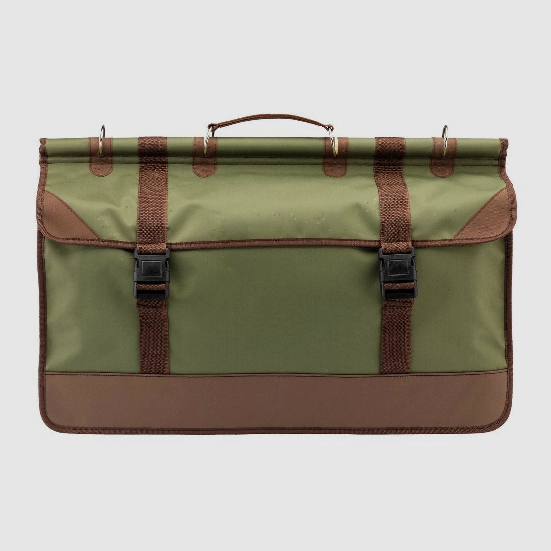 Bolsa de Caza Country - Tela Resistente Verde/Marrón - Gran Capacidad y Comodidad de Transporte, imagen 2 de 6