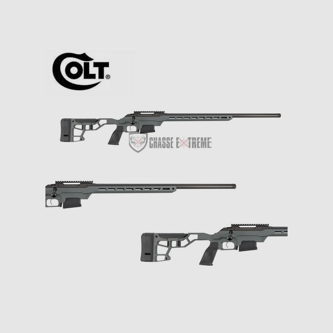 Büchse COLT CBX Precision 26" Kal. 6,5 Creedmoor Platinum Grau