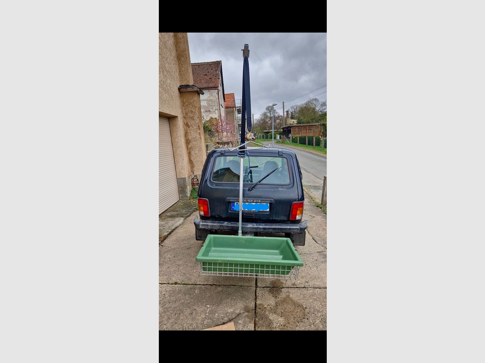 Heckpack Wildträger mit Alpjagd Wanne und Diana Aufbrechgalgen