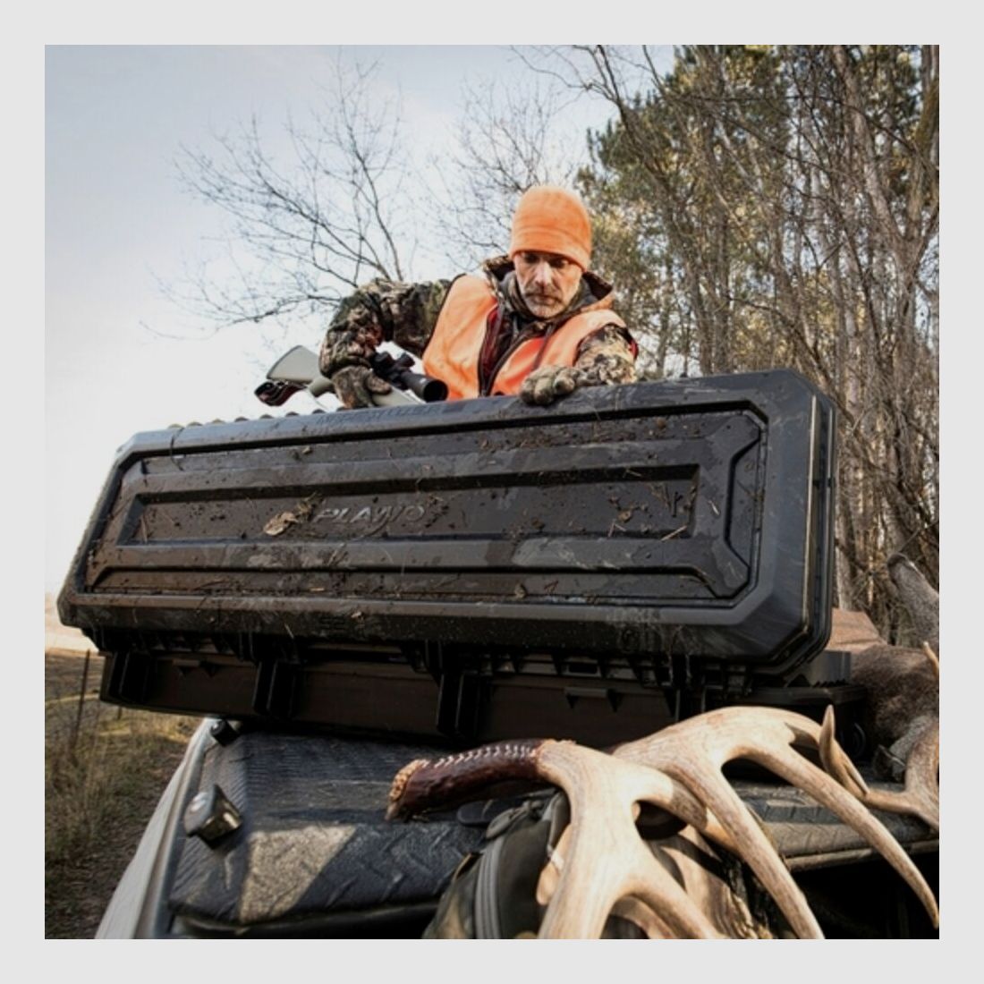 Plano Long Gun Case Allweather 2 Series for 2 Long Guns with Optics