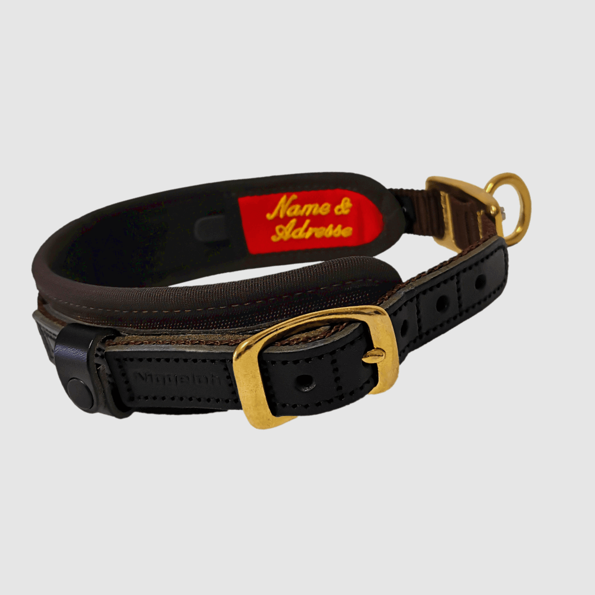 Niggeloh halsbånd DeLuxe XS / 30-40 cm|Brun, billede 1 af 2