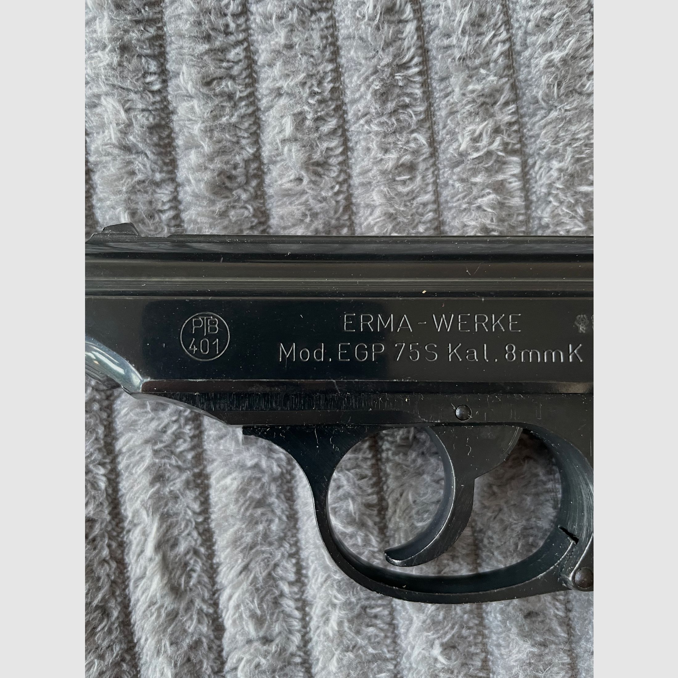 ERMA EGP 75S Kal.8mmK Originele verpakking Ideaal voor verzamelaars Topstaat