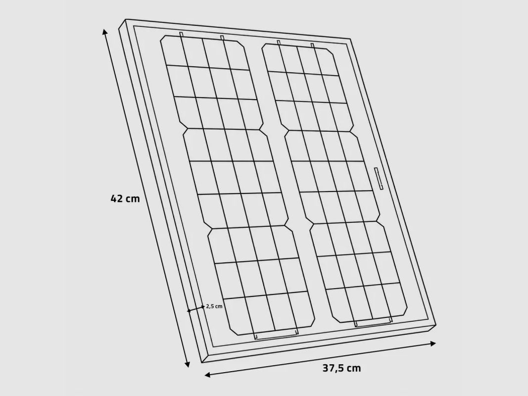 Panel słoneczny do elektryfikatorów S1600 i S2600, zdjęcie 6 z 7