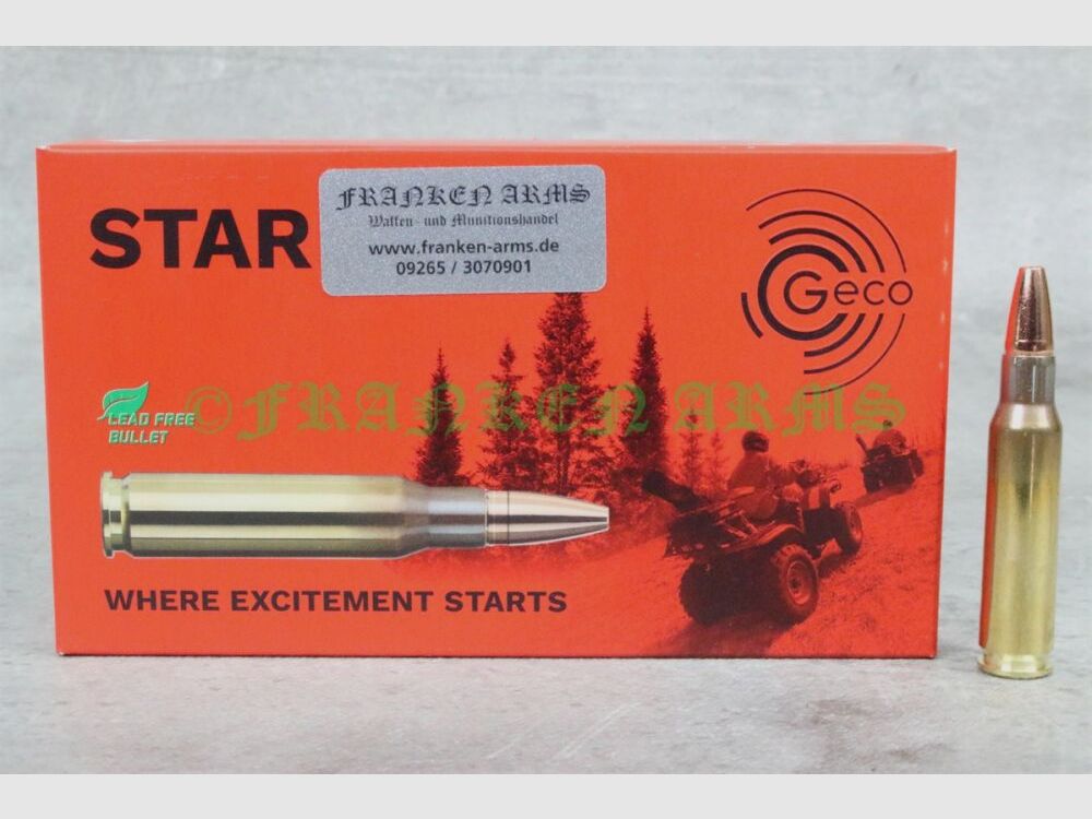 Geco Star .308 Win. 165gr. 10,7g 20 Stück Staffelpreis