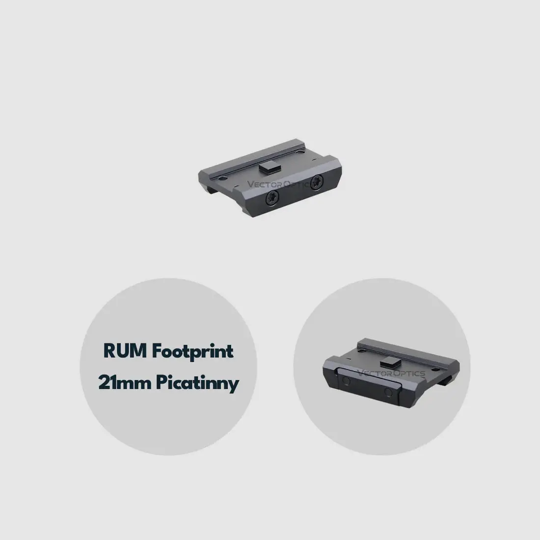 Vector Optics SCPSM-02 RUM Picatinny Low-Profile Montaggio, immagine 1 di 2