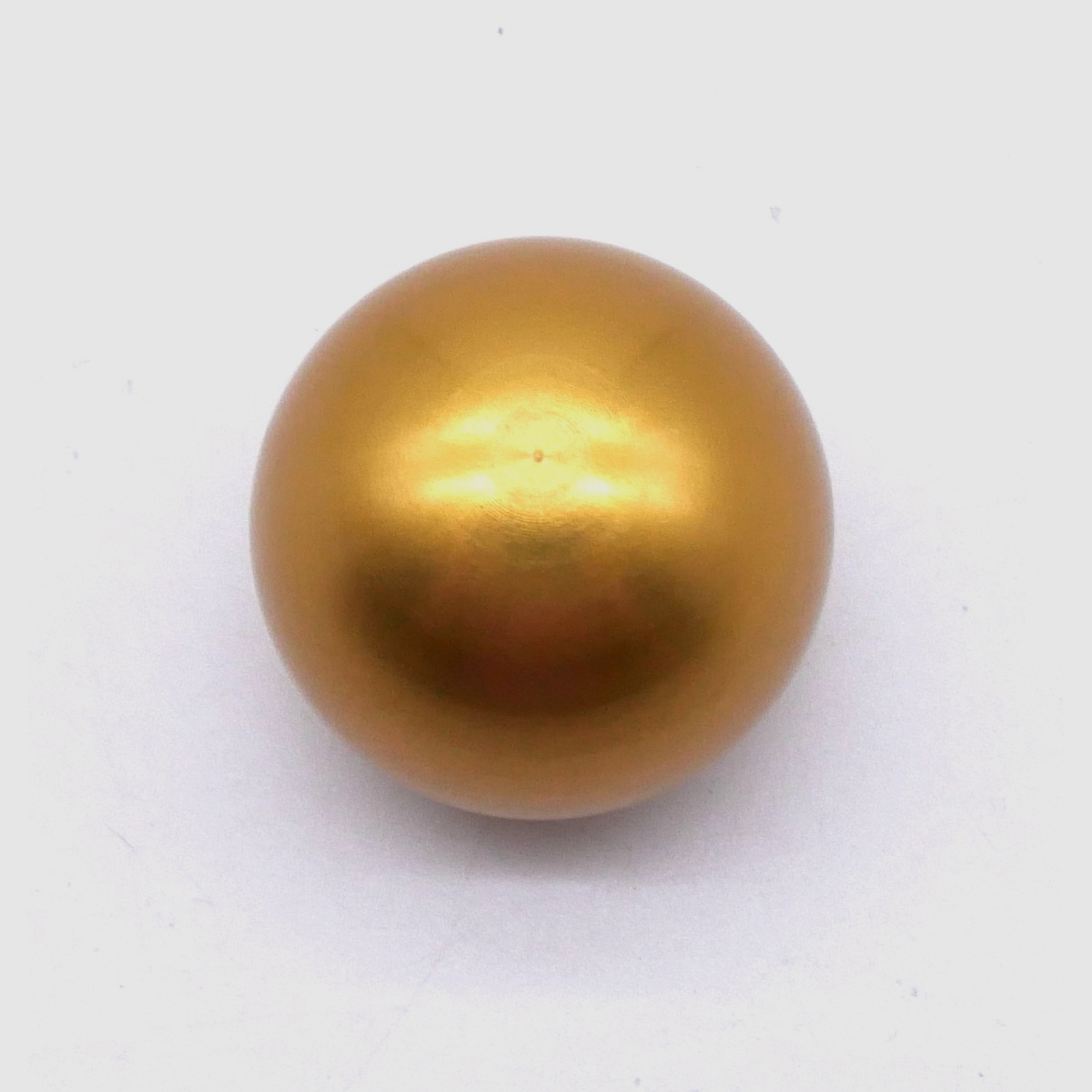 Ball grip knob KG-M6-30-A-GO large 30 mm M6 thread gold anodized