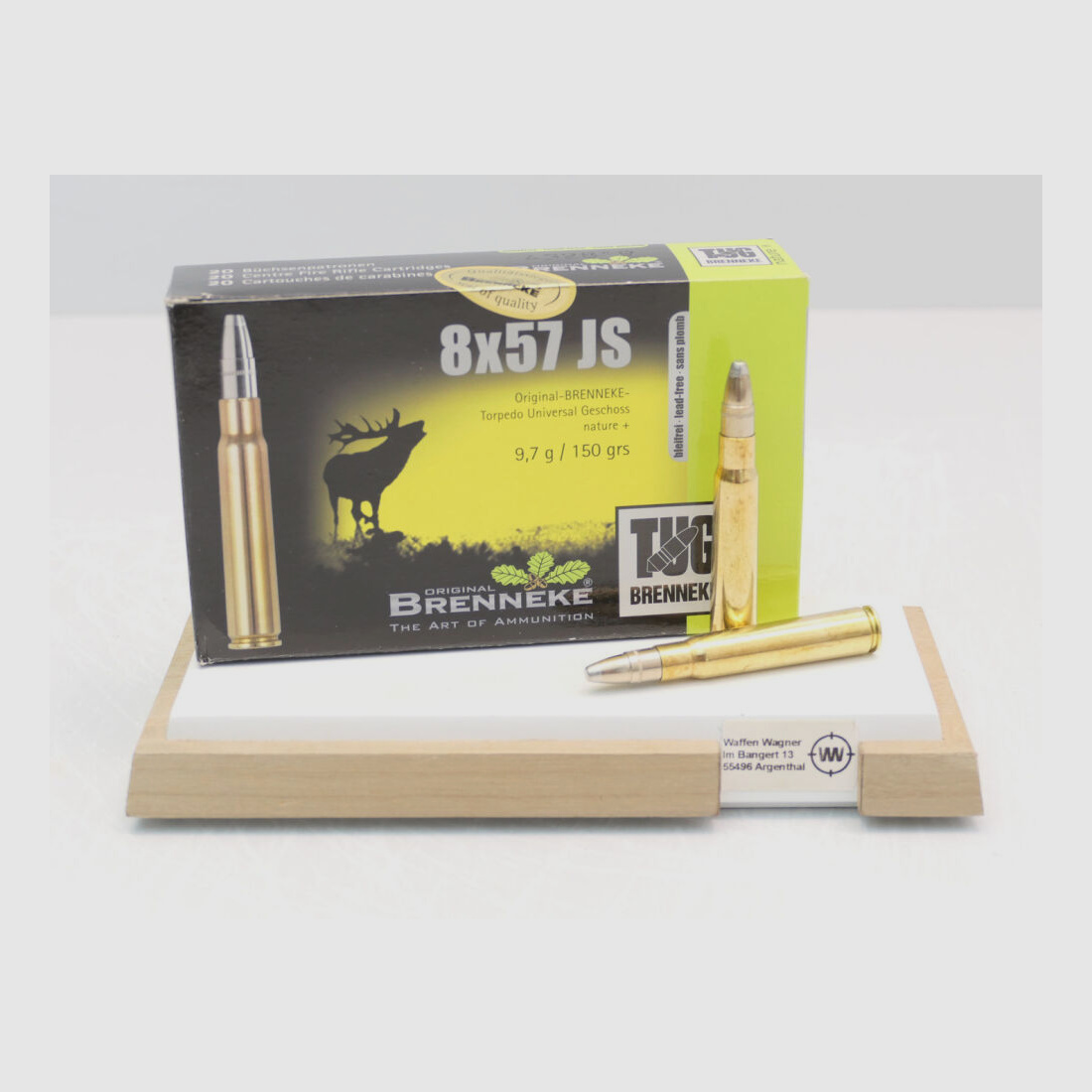 Brenneke TUG nature+ 9.7g/150grs à20 8x57 JS