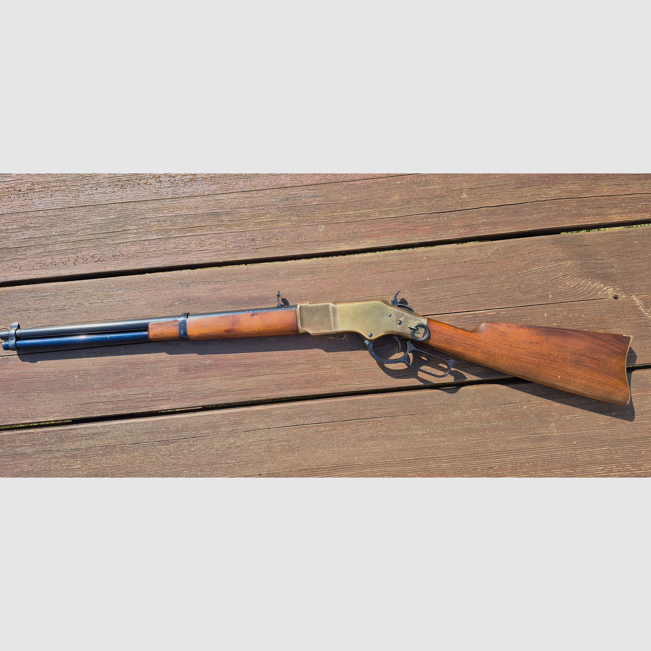 Uberti 1866 Yellow Boy Carbine .38 Sp. (mfg. 1972) – VISUALLY TOP / PURE PARTS DONOR! (Defective)