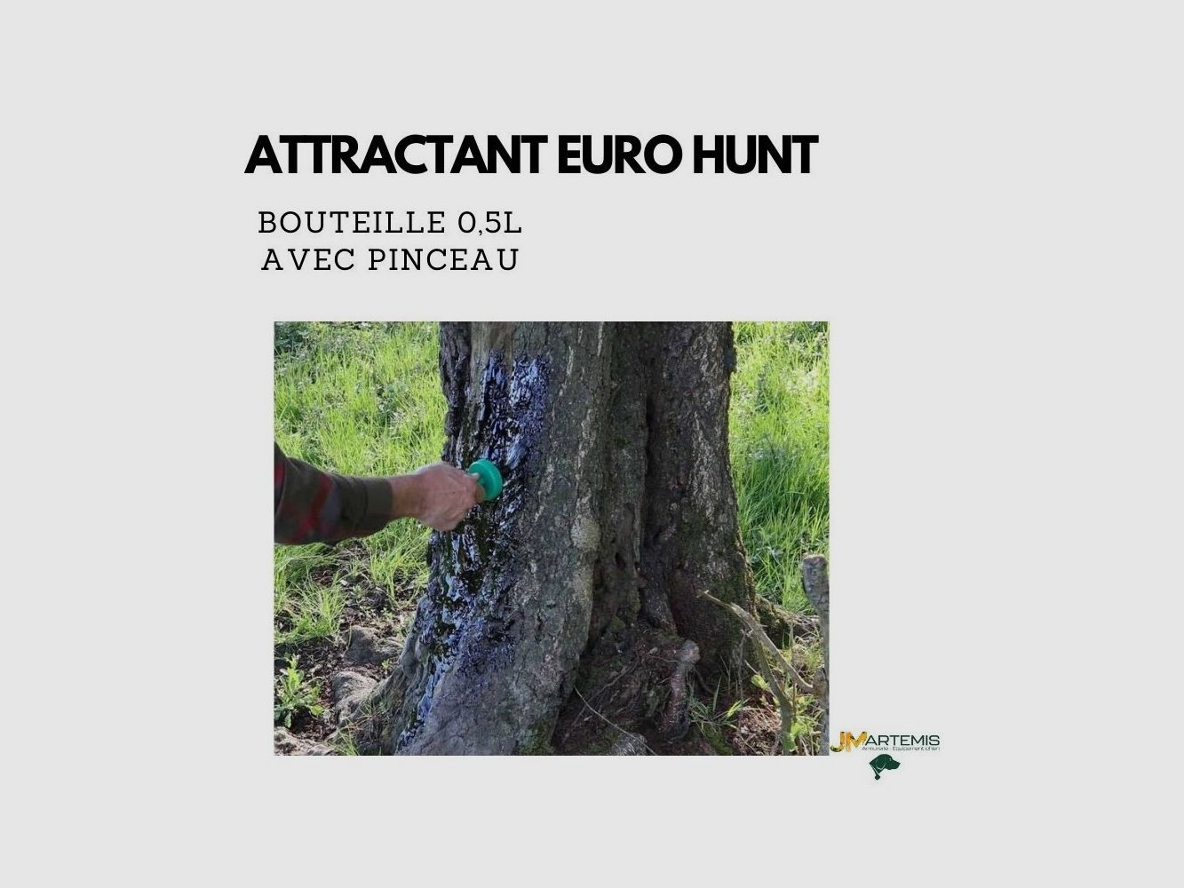 ATTRACTANT AVEC PINCEAU APPLICATEUR POUR GIBIER EURO-HUNT, image 2 sur 3
