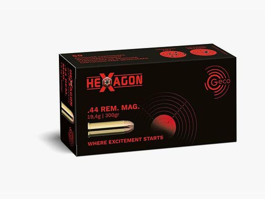 Geco .44 RemMag Hexagon 300grs / 19.4g