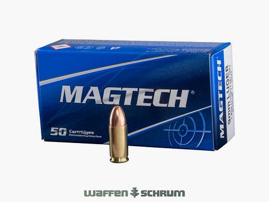 Magtech tête ronde en plomb 8,0g - 123gr. 9mm Luger