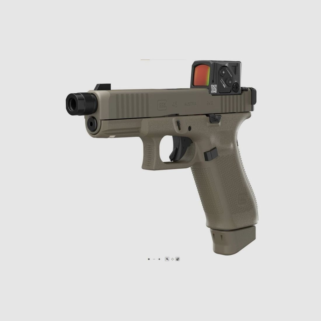 Glock Mod. 45 Gen5 A-Cut HunterCombo