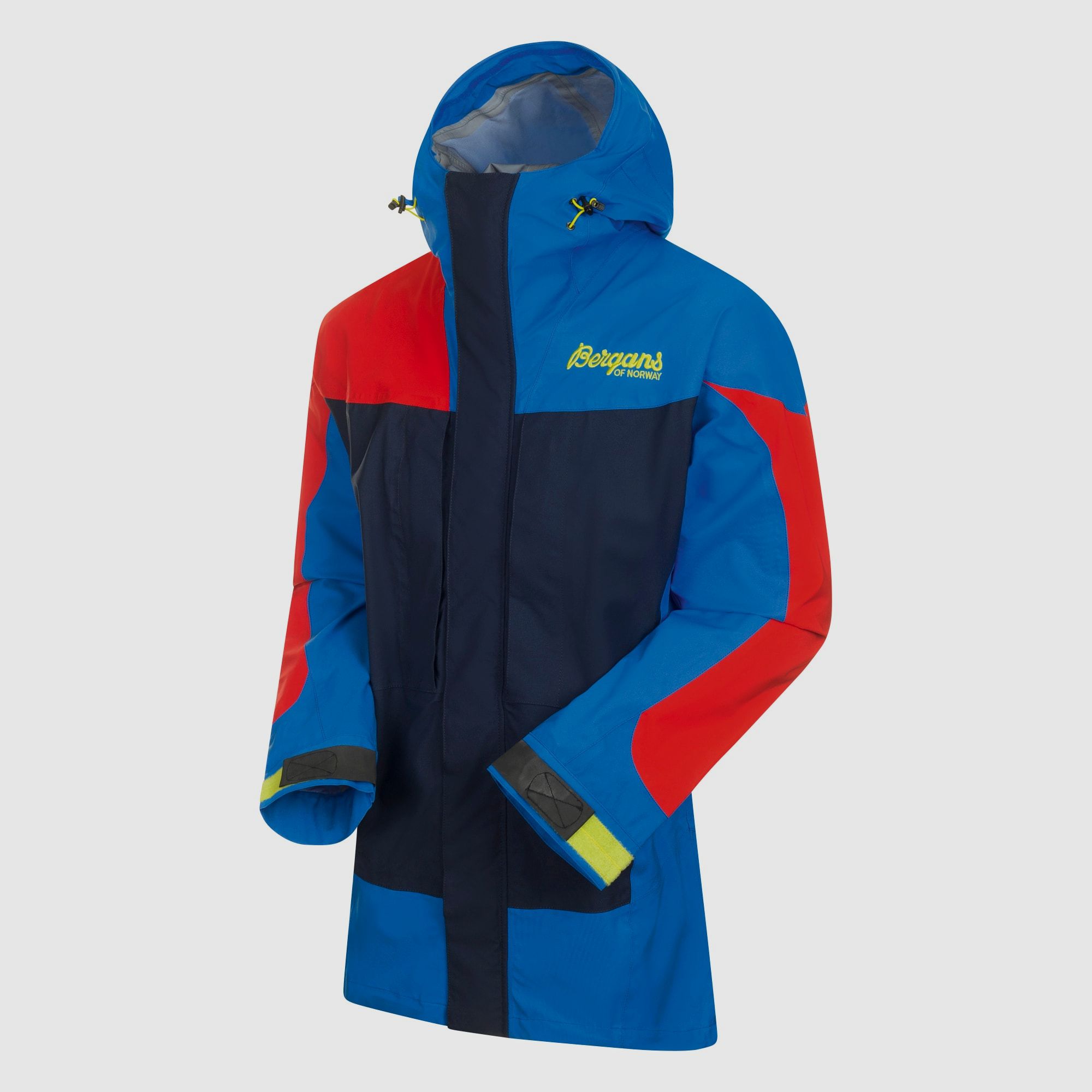Giacca Bergans Arctic Expedition Unisex Blu Navy/Royal Blue/Rosso Vivo XS