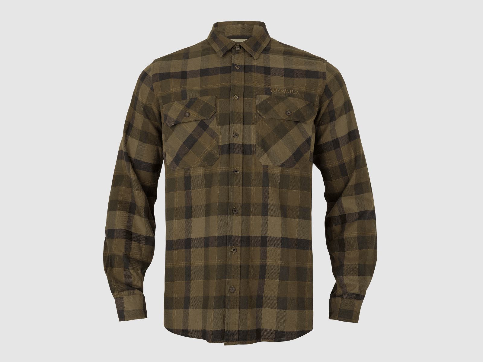 Härkila Asmund L/S Shirt Men Beech Green Check M