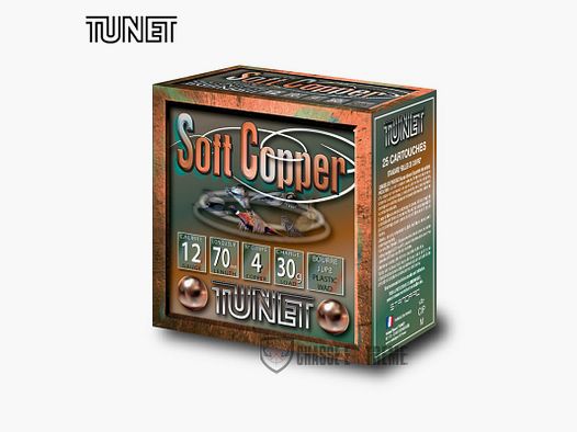 Cartouches TUNET Soft Copper 30Gr Cal 12/70 N°6