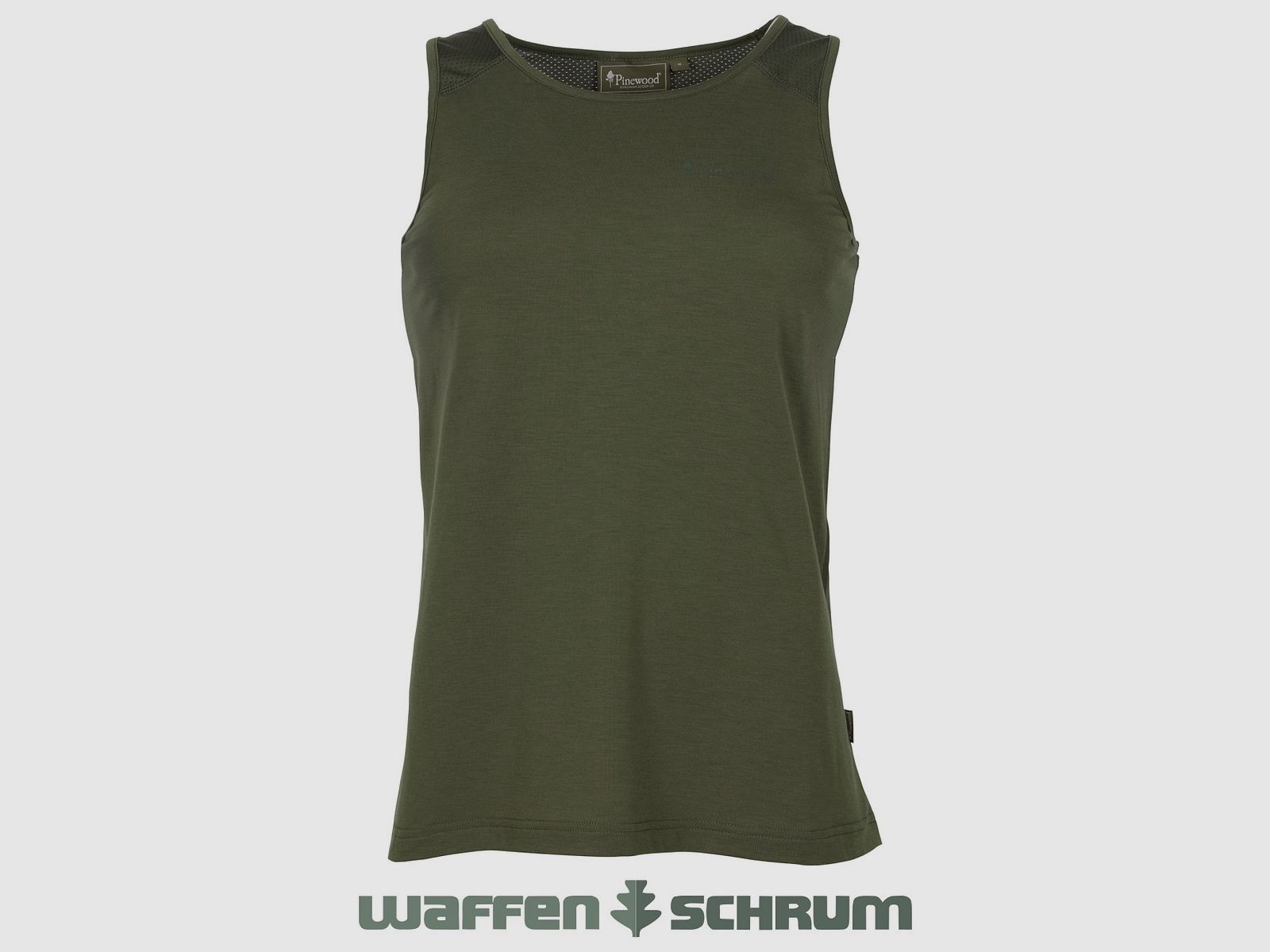 Pinewood Tank Top Finnveden Air Vent Moss Green