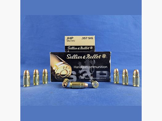 Sellier & Bellot .357 SIG Hohlspitz 8,0g/124grs.