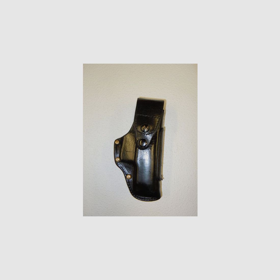 Holster en cuir AKAH Berlin/Brandebourg ceinture - Holster noir pour pistolet SIG SAUER P6 & P225