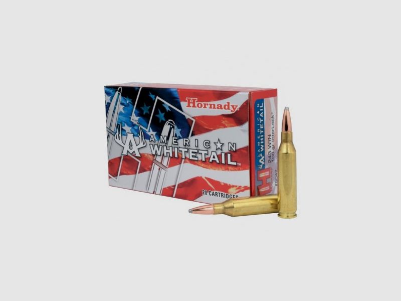 Munizioni HORNADY Interlock cal 243 Winchester 100Gr InterLock (x20), immagine 1 di 2