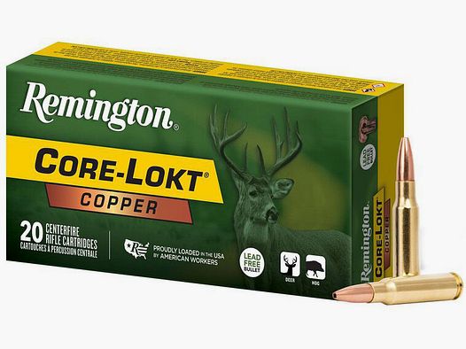 Munición metálica REMINGTON Core-Lokt Copper HP – 308 Win. – 150 grains
