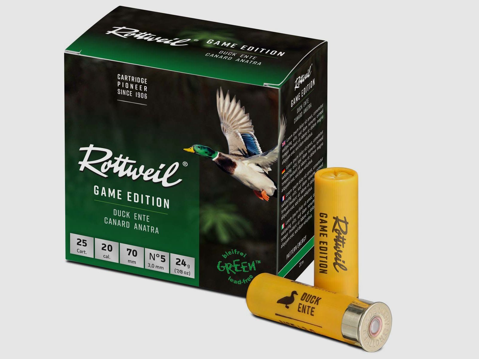 Rottweil 20/70 Game Edition Ente Steel 3,0mm - 24g