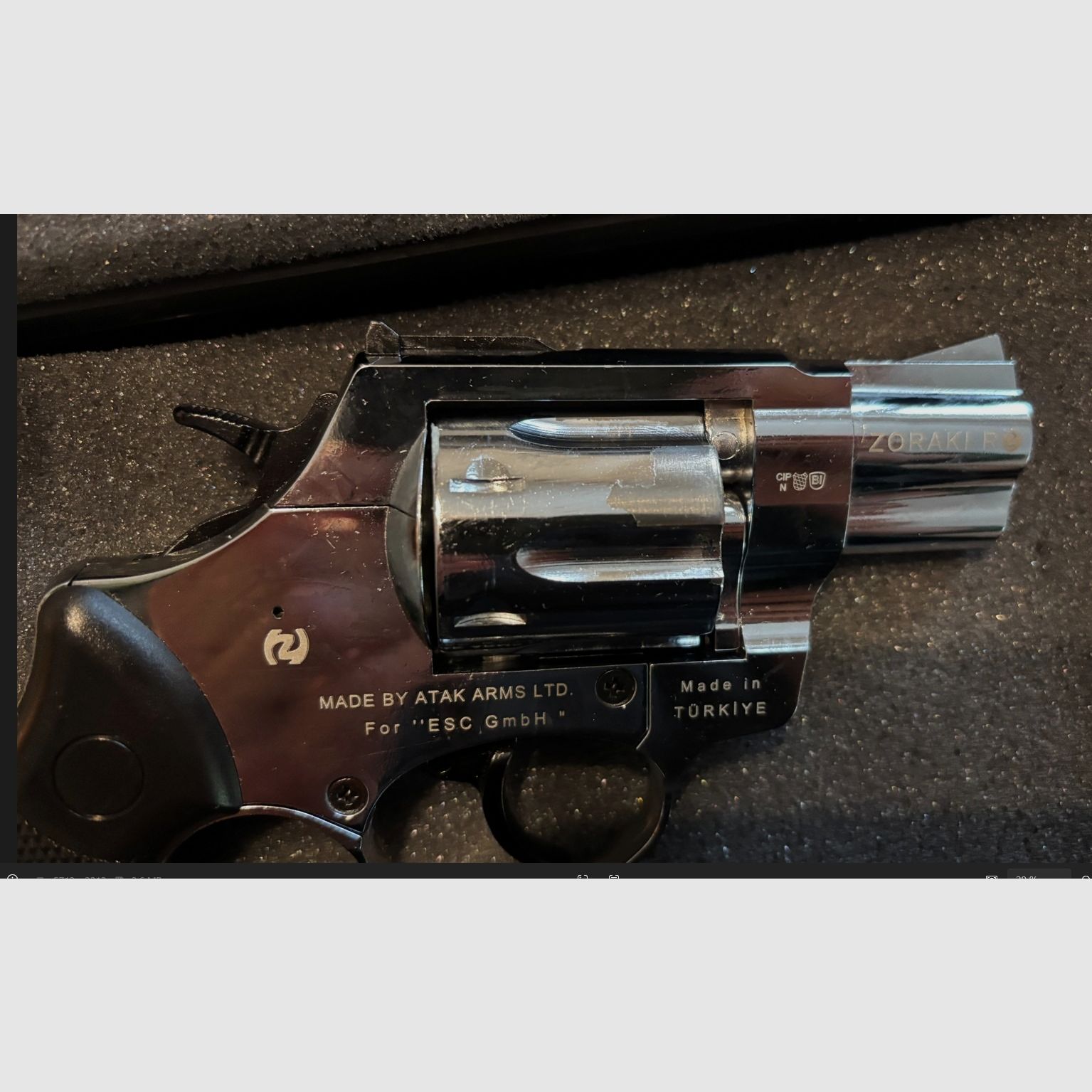 Zoraki R2 2 Zoll chrom Schreckschussrevolver PTB 1006