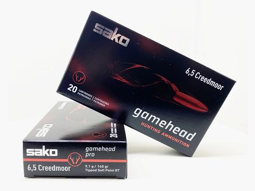 Sako Büchsenmunition Kal. 6,5 CREEDMOOR Gamehead PRO 140 gr