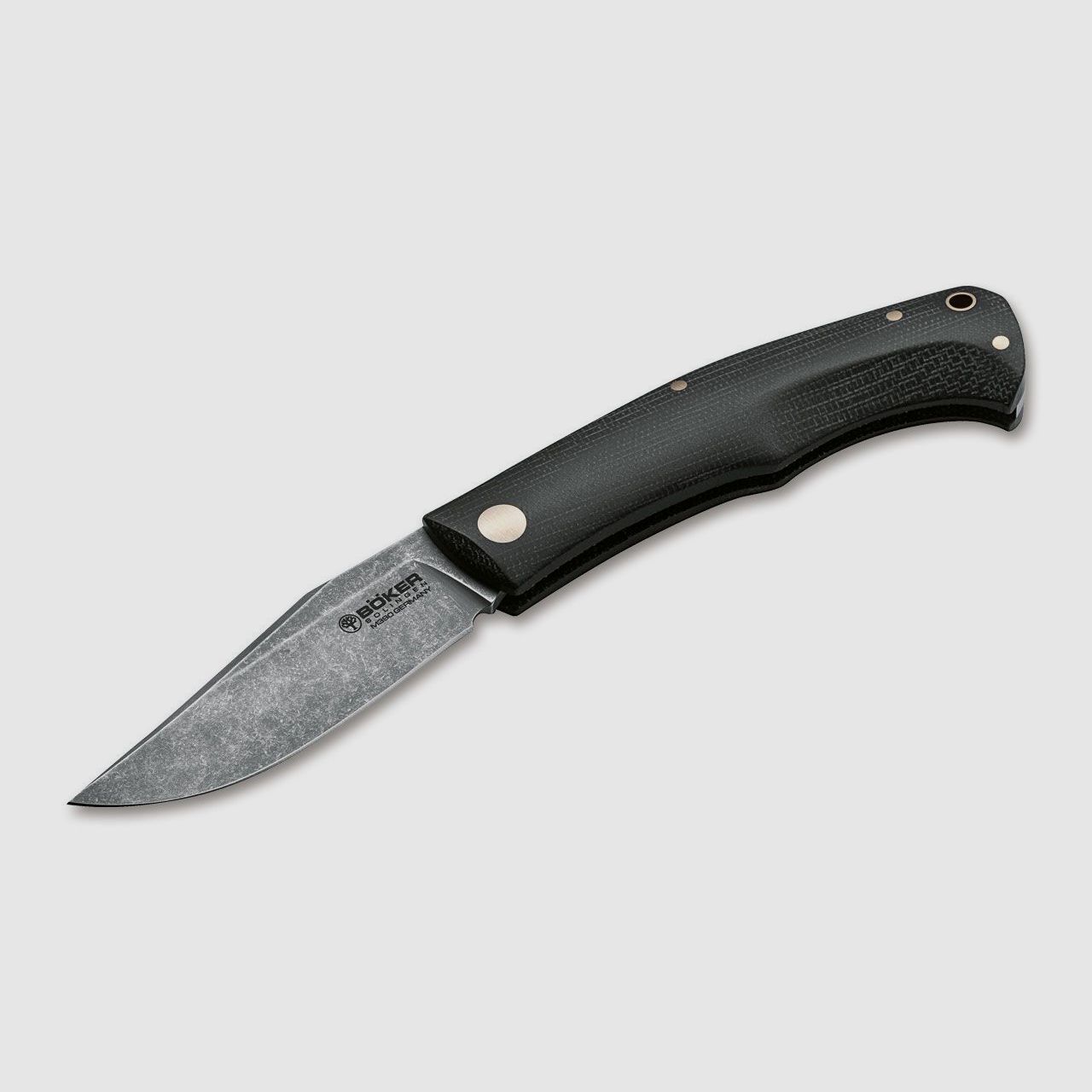 Cuchillo de bolsillo Boxer EDC Black Slipjoint 42a conforme a la ley