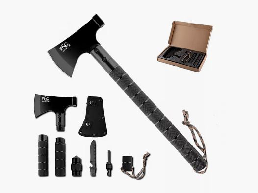 Tactical Survival Axe 10 in 1 Black