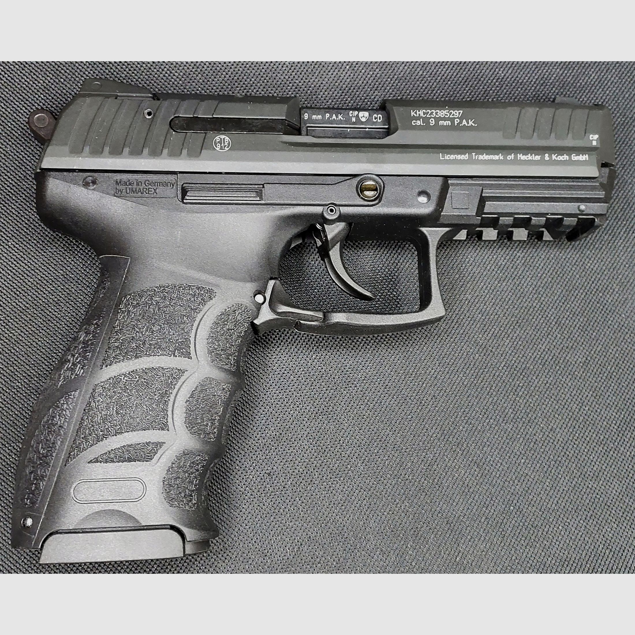 Heckler & Koch P30 blank firing pistol 9 mm P.A.K. blued (PTB 912)