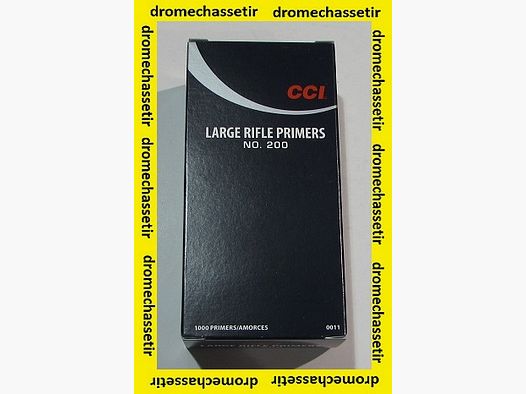 pack de 1000 amorces Large Rifle de marque CCI 200