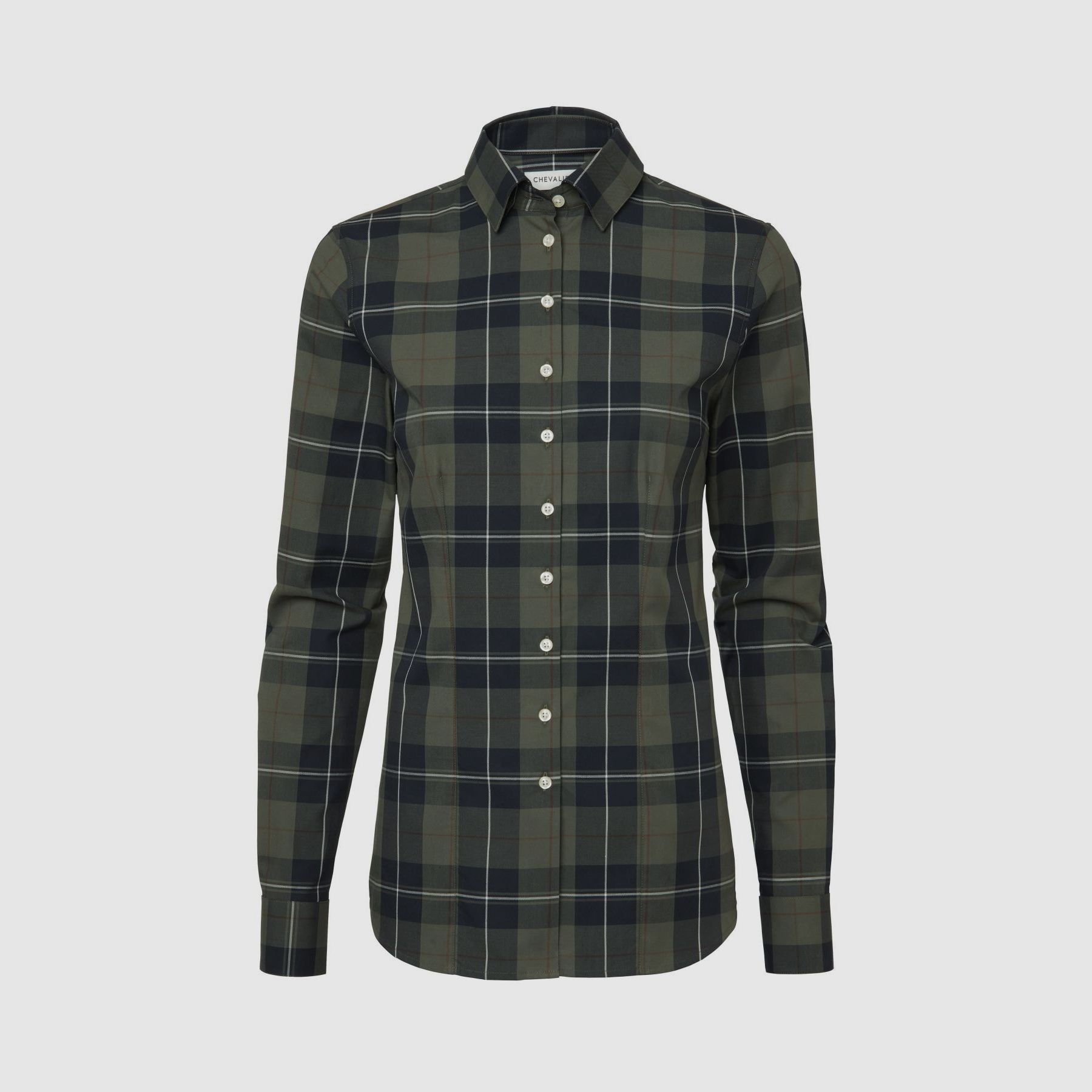 Chevalier Madeley Contemporary Fit Shirt Women Chevalier Check Dark 34W
